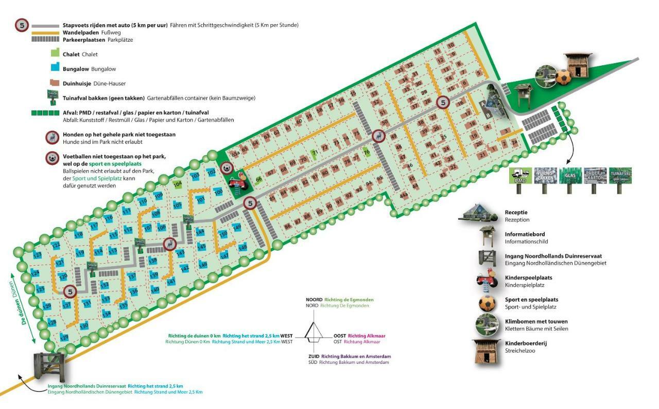 Bungalows - Bungalowpark Mooyeveld - Uniek Gelegen In De Duinen! Egmond Binnen Bagian luar foto
